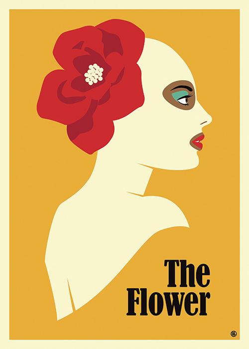 The Flower by 3xL - Poster